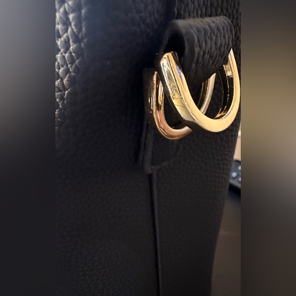 NEW Women's Bucket Crossbody Handbag Purse Shoulder Bag Black - Picture 4 of 15